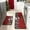 Let It Snow, variant on Valentines Day Red Truck Kitchen Rugs Set 2Pcs Buffalo Plaid Check Holiday Non-Slip Stain Resistant Kitchen Floor Rug and Mat for Anniversary Wedding Floor Bedroom Decor 17"x47"+17"x30"