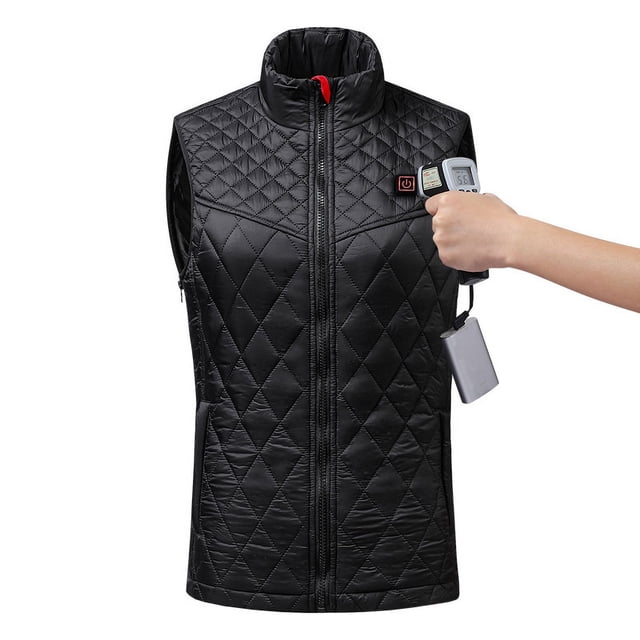 Chaleco calefactor para mujer, traje calefactor a prueba de explosiones y frío, traje calefactor inteligente con carga USB