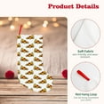 thumbnail image 4 of KLL Pizza for 18" Christmas Stocking Snowman Xmas Stocking Holiday Christmas Decoration Gifts for Family Kids, 4 of 8