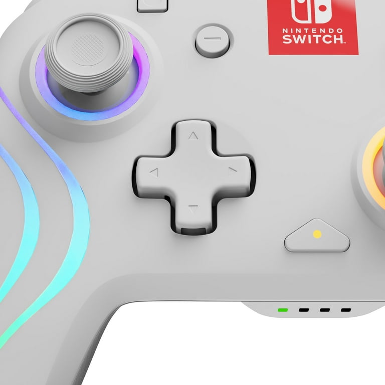 PDP Afterglow Wave Wireless Controller: White for Nintendo Switch, Nintendo Switch - OLED Model