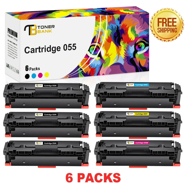 Toner Bank 8-Pack Compatible Toner for Canon Cartridge 057H with