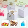 thumbnail image 5 of 20PCS Wedding Favor Boxes 2.5x2.5x2.5 Inches Candy Boxes with Flower Candy Favor Boxes Cupcake Boxes Gift Boxes for Wedding Bridal Birthday Party Decoration, 5 of 8