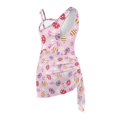 thumbnail image 5 of Tutolipy Easter Egg Daisy Pattern Girls' One Piece Swimsuit with Cover Up, Soft Girls Swimsuit for Teens, Adjustable Strap 9-10 Years Old, 5 of 10