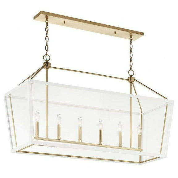 Kichler Lighting - Delvin - 6 Light Linear Chandelier In Traditional Style-26