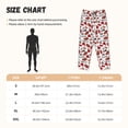 thumbnail image 3 of Rateoe Red Food Pattern Women’s Ultra-Soft Comfy Pajama Lounge Pants Sleepwear,Comfortable Lounge Wear,lightweight Pajamas, Casual Home Wear-Large, 3 of 6