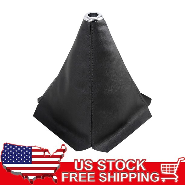 Universal PVC Faux Leather Gear Shifter Knob Cover Dust Cover for Car