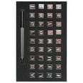thumbnail image 2 of ICQOVD DIY Stamping leather Tool 36pcs 1/4 inch Leather Alphabet Letters Numbers, 2 of 8