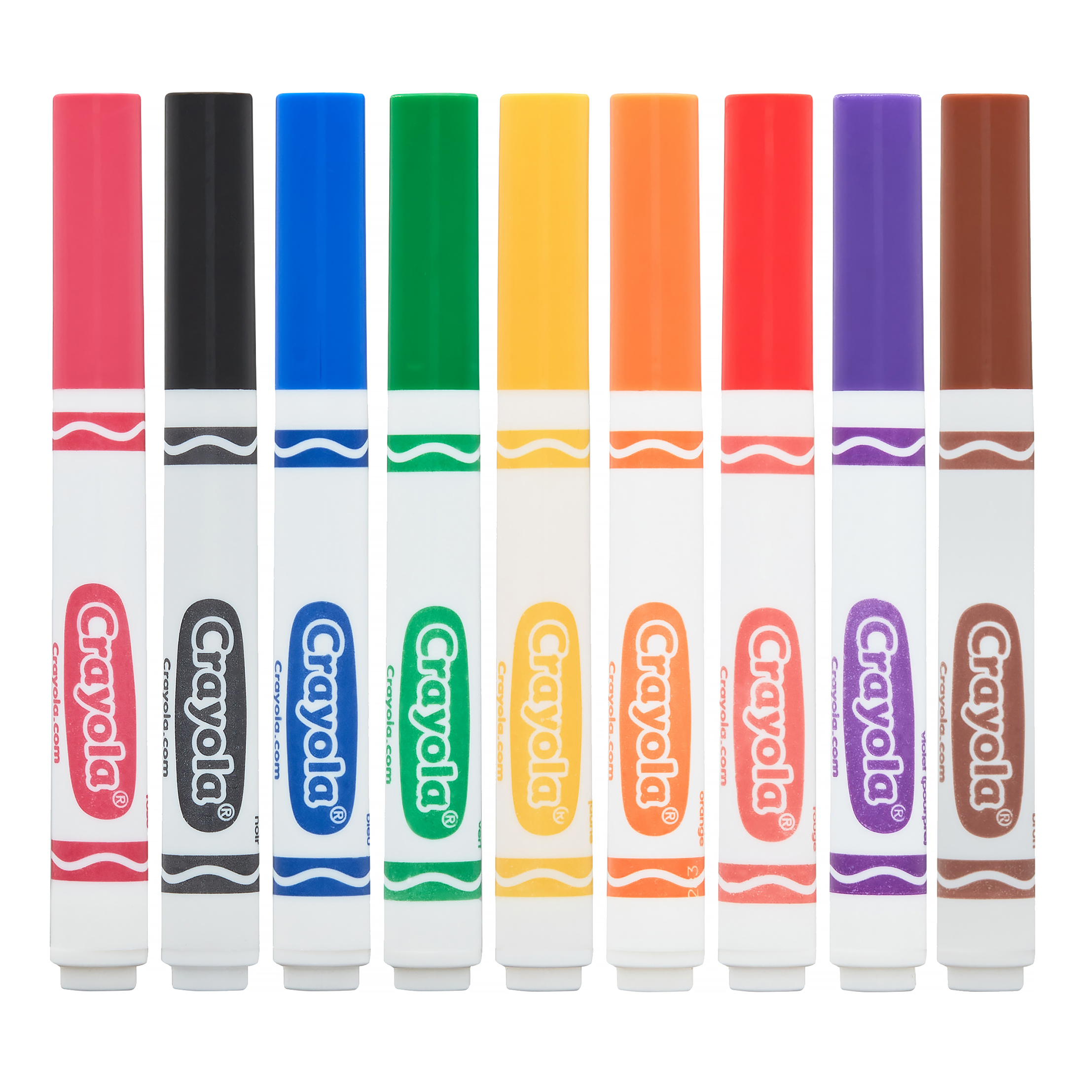 Crayola Broad Line Markers, 10 Ct, School Supplies for Kids, Teacher Supplies, Beginner Child - image 3 of 9