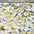 thumbnail image 5 of Floral Dog Crate Cover, Repetitive Vivid Spring Blossoms Art on Plain Backdrop Illustration, Easy to Use Pet Kennel Cover for Medium Large Dogs, 35" x 23" x 27", Pastel Yellow Dimgray, by Ambesonne, 5 of 6