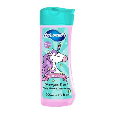 Shampoo Blumen 3 en 1 unicornio 500 ml