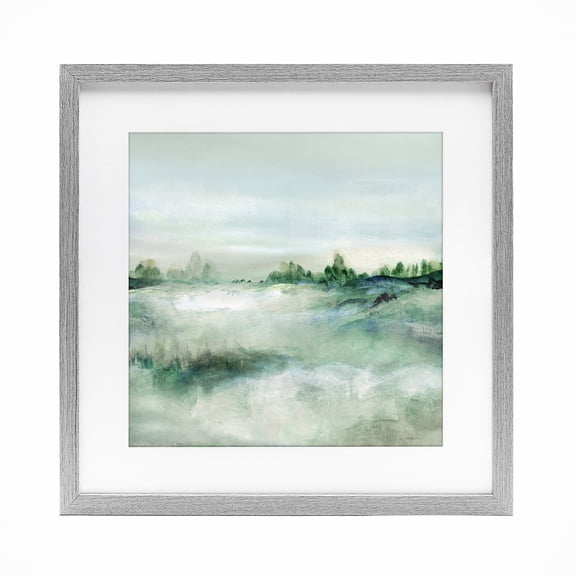Stupell Industries Far Reaching Meadow Gray Framed Print Under Glass, design by Carol Robinson