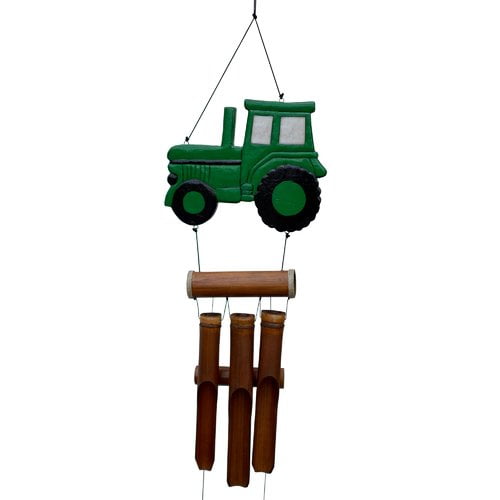 Cohasset Gifts & Garden Tractor Bamboo Wind Chime
