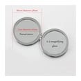 thumbnail image 3 of 58mm 20pc Double Sided Folding Vanity Mirror Exquisite Gift Blank Button Bad Parts Maker Blank Material Bag Diy ,Easy to Install, 3 of 5