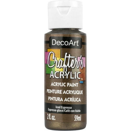 UPC: 0766218065100 | DecoArt Crafter s Acrylic Paint 2 oz. Iced Espresso