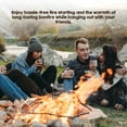 thumbnail image 5 of All Natural Fire Starters, Charcoal Grill Lighter, Fire Starter Cubes, 20 Min Burn Time, 96 Ct, 5 of 9