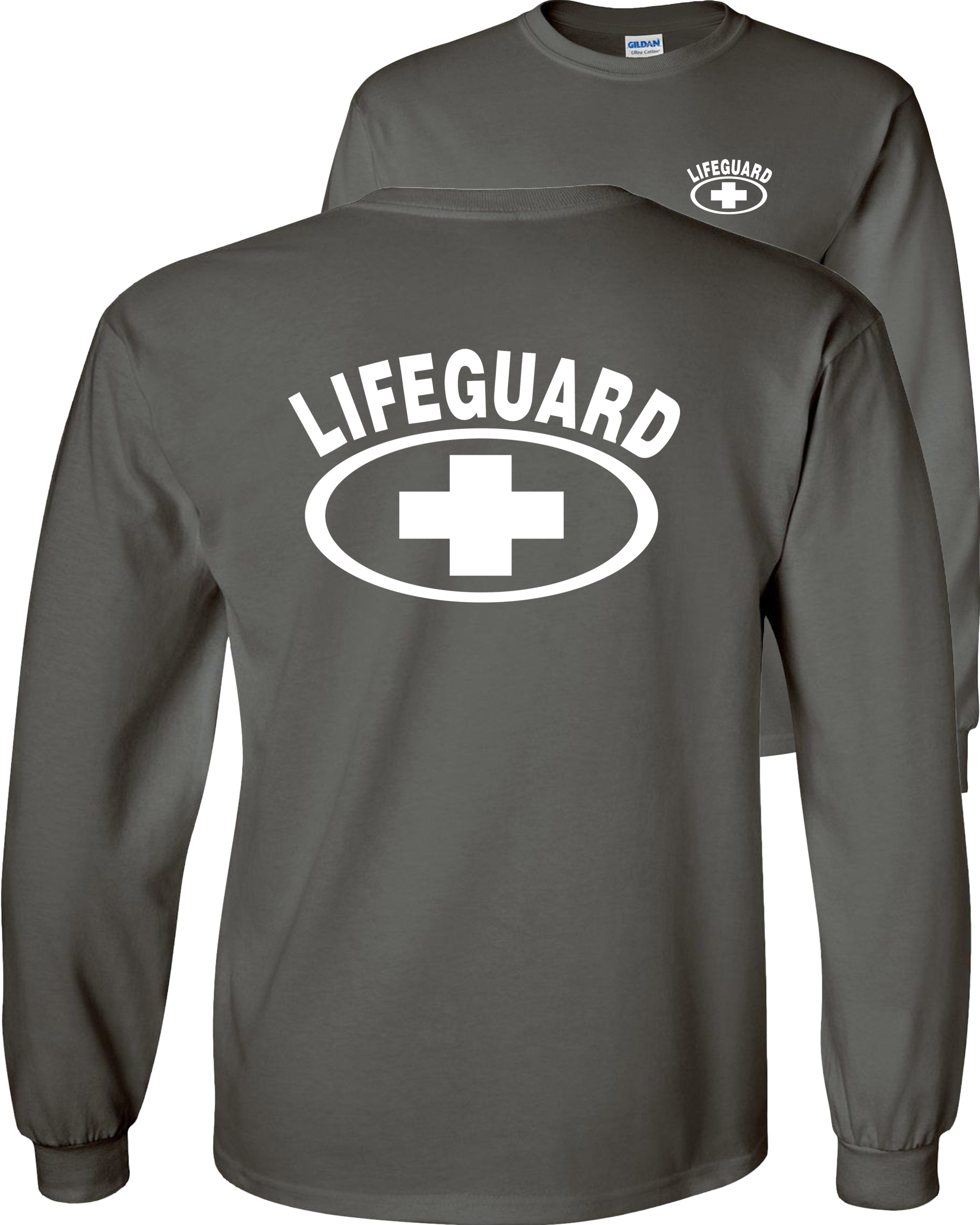 Fair Game Life Guard Long Sleeve Shirt Lifeguarding Uniform Lifeguard Costume First Aid White
