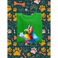 thumbnail image 3 of Colorful Corgi Potrait Sweatshirt Men -Image by Shutterstock, Male x-Large, 3 of 4