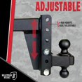 thumbnail image 3 of Enganche para remolque BulletProof ajustable de 2.5" con caída de 6" y doble bola, 3 of 6