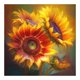 thumbnail image 1 of Cuadros Decorativos 5D bricolaje taladro redondo completo diamante pintura girasol Kit decoración del hogar arte artesanía Wdftyju de costura negro 4 estilos, 1 of 8