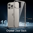 thumbnail image 3 of shiyou-Case for iPhone 16 Pro Max 6.9-Inch, Non-Yellowing Shockproof Phone Bumper Cover, Anti-Scratch Clear Back (Natural Titanium), 3 of 4