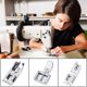 thumbnail image 4 of Kit de prensatelas multifuncionales para máquina de coser, 11 piezas con prensatelas para máquina de coser, prensatelas para cremalleras para Brother, Babylock, Janome, Elna, Toyota, Sin, 4 of 5