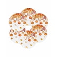 thumbnail image 7 of 15 Inch Round Placemats Set of 6, Thanksgiving Fall Pumpkins Non Slip Heat Insulation PP Table Mats, Orange Maple Leaf Autumn Washable Place Mats for Kitchen Dining Party Table Decor, 7 of 7
