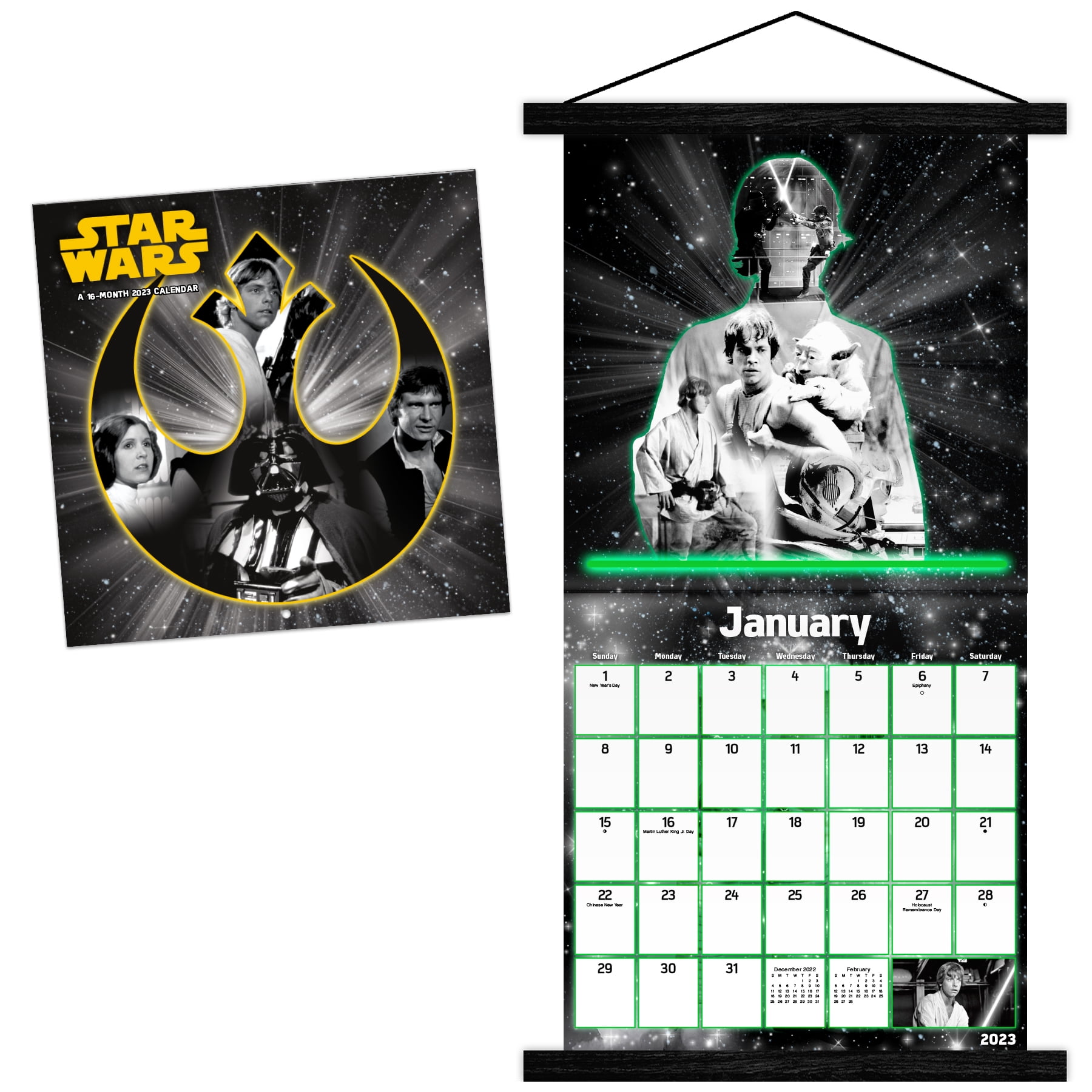 Trends International 2023 Star Wars Saga Wall Calendar &