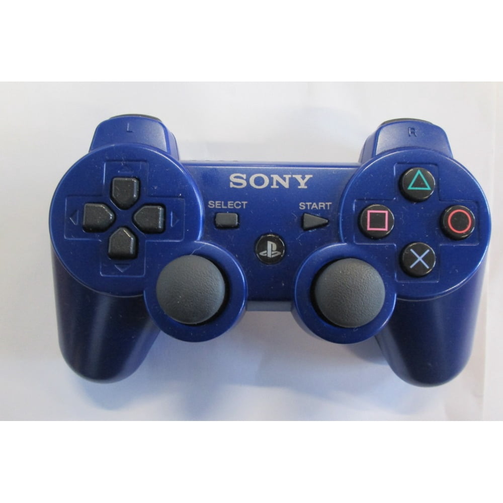 Refurbished Sony OEM PlayStation PS3 Dualshock 3 Controller Blue For