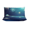 thumbnail image 4 of Duvet Cover Queen Size Galaxy Star Outer Space 3 Pcs Duvet Cover Set Bedding Sets Queen Soft Breathable, 4 of 6