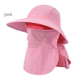 thumbnail image 2 of Fgnfyis Unisex Adjustable Bucket Hat with Detachable Sun Wide Brim for Outdoor Activities Pink One Size, 2 of 4