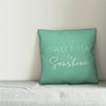 thumbnail image 2 of Creative Products Sweet Tea & Sunshine Script Mint 16x16 Indoor / Outdoor Pillow, 2 of 2