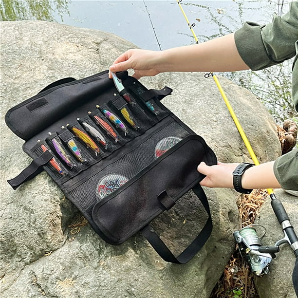 Neinkie Fishing Line Storage Bag Wear-resistant Folding Portable