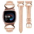 thumbnail image 1 of Correa de reloj Minyee Leather compatible con Fitbit Versa 4/3/Sense, 1 of 6