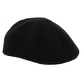thumbnail image 1 of Boina francesa vintage: gorra negra estilo vendedor de periódicos para mujer. Boina ligera de poliéster para otoño e invierno, ideal para uso diario., 1 of 6