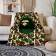 thumbnail image 1 of Fashion Bape Flannel Throw blanket Children and adults Gift Fluffy Fleece blanket for Bedroom Bed Sofa Travel Camping Washable, 1 of 4