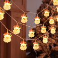 thumbnail image 2 of Christmas Light String, 1.5M 10 LED Christmas Decoration Lights, Battery Operated Santa Claus LED Light for Christmas Party Decoration, 2 of 4