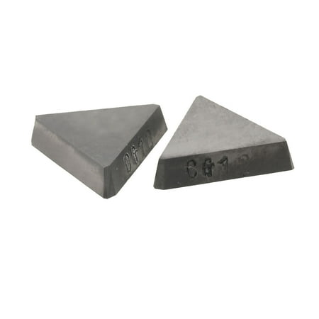 Unique Bargains Unique Bargains 2 Pcs Welding Blade Tungsten Cemented Carbide Inserts for Turning Lathe