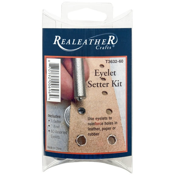 Realeather(R) Crafts Eyelet Setter Kit-