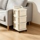 thumbnail image 5 of Rolling Storage Carts With Drawers Plastic Storage Drawer Unit With Wheels Mobile Organizer Carts For Snacks Toys, 5 of 6