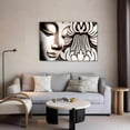 thumbnail image 5 of Lord Buddha Canvas Poster Bedroom Decor Sports Landscape Office Room Decor Gift,Frame-style,08x12inch(20x30cm), 5 of 8