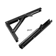 thumbnail image 3 of Uxcell Soporte Plegable de 13.78" para Estantes, Mesas, Escritorios, Montado en Pared, Colapsable, Negro, 3 of 4