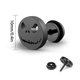 thumbnail image 2 of Pendientes de tuerca estilo Punk Sonducket de acero inoxidable 10MM Negro, 2 of 6