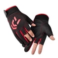 thumbnail image 3 of Pesca Guante de pesca de flecha unisex con corte de 3 dedos Guantes de pesca antideslizantes (negro rojo) Ehuebsd Para Estrenar, 3 of 8