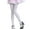 White 1, variant on FAIWAD Women's Velvet Tights Opaque Thigh High Stockings Seamless Stretch Over the Knee Footed Socks