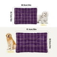 thumbnail image 3 of Iauyy 36x24in Washable Dog Bed Mats, 4cm Thick Comfort Pet Bed with Non-Slip Bottom for Crates, Indoors & Outdoors - Puppy Essentials,Purple Home Design, 3 of 5
