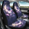 thumbnail image 4 of Uorisanigo Butterfly Roses Car Seat Covers Front Seats Only Waterproof Stretch Polyester Fabric Cover Easy to Install Car Accessories Universal Fit for Most Vehicle, 4 of 7