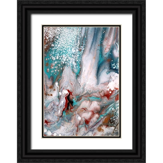 Bonaparte, Diane 14x18 Black Ornate Wood Framed with Double Matting Museum Art Print Titled - River Dance