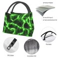 thumbnail image 4 of Easygdp Green Lightning Bolsa de Almuerzo Insulada Reutilizable, Bolsa de Mano y Bandolera para Oficina, Trabajo, Viajes, 4 of 6