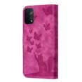 thumbnail image 2 of Compatible with OnePlus Nord N200 5G Embossed Butterfly Cat Wallet Case with Card Slots Kickstand Cover, 2 of 5