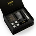 thumbnail image 2 of JoyJolt Poker Whiskey Glass Gift Set JACK OF SPADES Whiskey Glass with Playing Cards, Whiskey Stones, Pouch and Tongs, 2 of 5